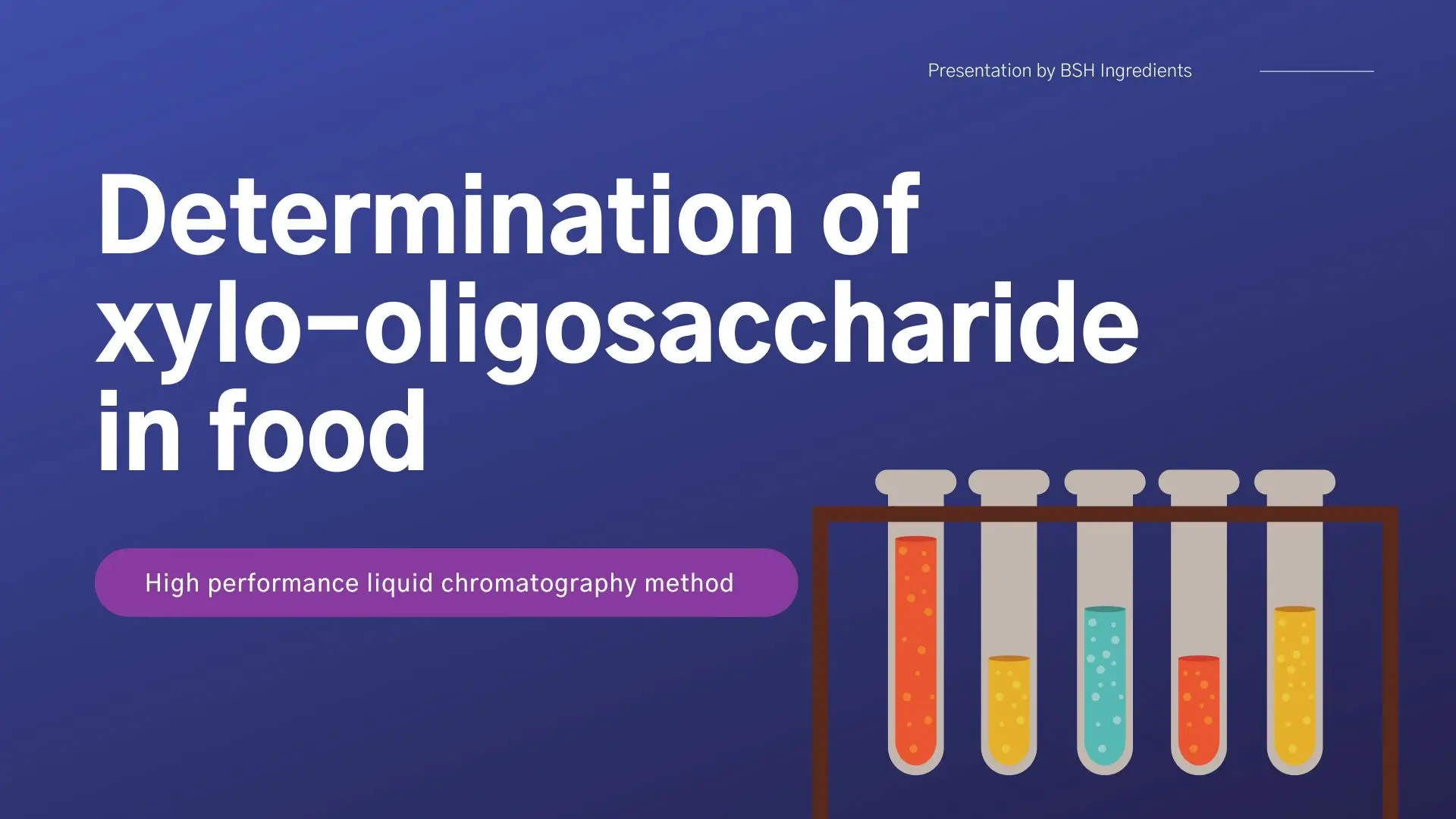 Determination of xylo-oligosaccharide in food