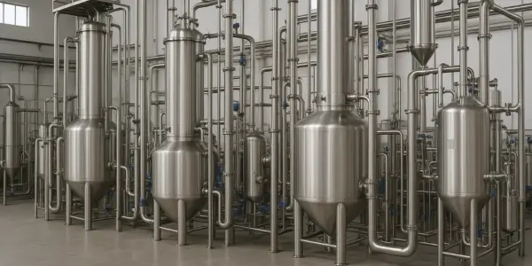 Evaporators for concentrating-sweetener solutions